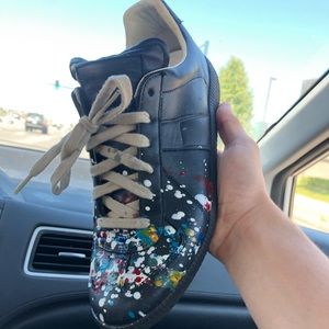 Paint splattered maison margielas